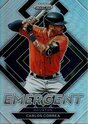2022 Panini Prizm Emergent Silver Prizm #E-6 Carlos Correa