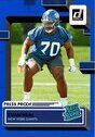 2022 Donruss Blue Press Proof #398 Evan Neal