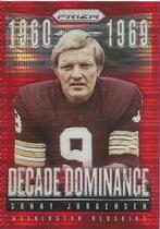 2013 Panini Prizm Decade Dominance Prizms Red Pulsar #1 Sonny Jurgensen