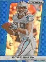 2013 Panini Prizm Prizms Light Blue Pulsar #138 Greg Olsen