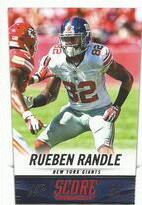 2014 Score Base Set #145 Rueben Randle