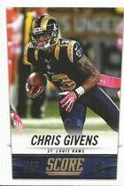 2014 Score Base Set #204 Chris Givens