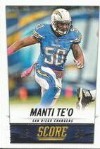 2014 Score Base Set #183 Manti Teo