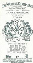 2014 Topps Allen & Ginter Mini A&G Back #237 James Shields
