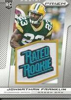 2013 Panini Prizm Rated Rookie Patches #245 Johnathan Franklin