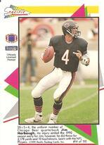 1991 Pacific Flash Cards #14 Jim Harbaugh