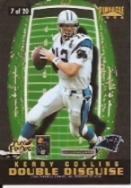 1996 Pinnacle Double Disguise #7 Kerry Collins|Dan Marino