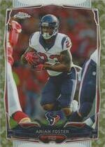 2014 Topps Chrome Camo Refractor #107 Arian Foster