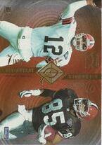 1995 Playoff Absolute Quad Series #Q18 Derrick Alexander|Leroy Hoard|Vinny Testaverde|Lorenzo White