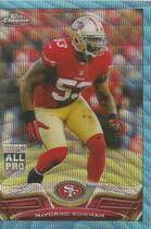 2013 Topps Chrome Blue Wave Refractors #187 Navorro Bowman