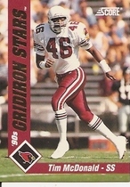 1992 Score Gridiron Stars #42 Tim McDonald