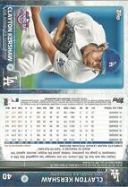 2015 Topps Opening Day #40 Clayton Kershaw