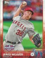 2015 Topps Opening Day #79 Jered Weaver