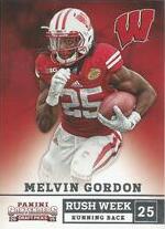 2015 Panini Contenders Draft Picks Rush Week #1 Melvin Gordon