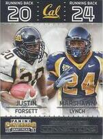 2015 Panini Contenders Draft Picks Collegiate Connections #12 Justin Forsett|Marshawn Lynch