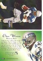 1995 SkyBox Premium Quickstrike #1 Chris Warren