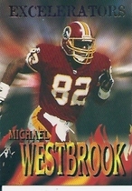 1996 SkyBox Impact Excelerators #15 Michael Westbrook