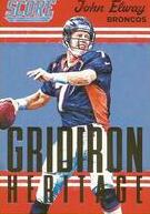 2015 Score Gridiron Heritage Gold #3 John Elway