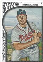 2015 Topps Gypsy Queen Framed White #26 Freddie Freeman