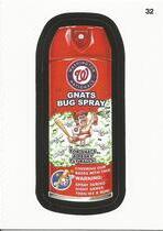 2016 Topps MLB Wacky Packages #32 Nationals Gnats Bug Spray