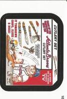 2016 Topps MLB Wacky Packages #10 Braves Cutlery Set