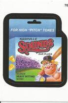 2016 Topps MLB Wacky Packages #70 Nashville Sounds Ear Plugs