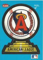 1987 Fleer Team Logo Stickers #1 Angels