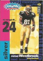 1995 Upper Deck Collectors Choice Crash the Game Silver #C29 Michael Westbrook
