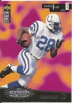 1996 Upper Deck Collectors Choice Crash The Game Silver #CG24 Marshall Faulk