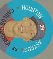 2016 Topps Heritage 1967 Discs #67TDC-CC Carlos Correa