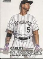 2016 Stadium Club Base Set #100 Carlos Gonzalez