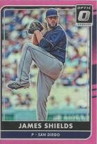 2016 Donruss Optic Pink #87 James Shields