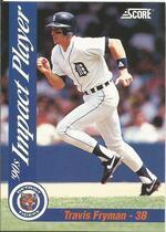 1992 Score Impact Players #47 Travis Fryman