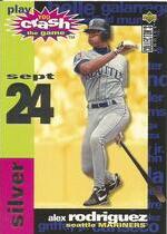 1995 Upper Deck Collectors Choice Crash the Game Silver #CG17C Alex Rodriguez