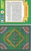 1991 Score World Series Trivia (Green Backs) #35 Browns Debut