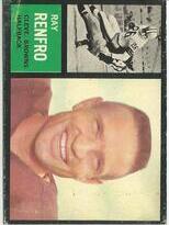 1962 Topps Base Set #27 Ray Renfro