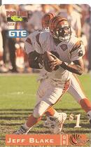 1995 Pro Line Phone Cards $1 #3 Jeff Blake