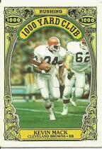 1986 Topps 1000 Yard Club #19 Kevin Mack