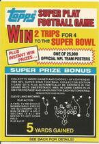 1984 Topps Play Cards #4 Cleveland Browns