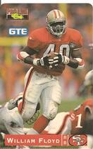 1995 Pro Line Phone Cards $1 #18 Williams Floyd
