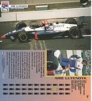 1995 SkyBox Indy 500 #26 Arie Luyendyk