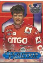1996 Wheels Crown Jewels Elite Sapphire (Retail) #15 Michael Waltrip