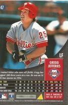 1996 Pinnacle Base Set #47 Greg Jefferies