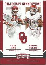 2017 Panini Contenders Draft Picks Collegiate Connections #2 Samaje Perine|Billy Sims