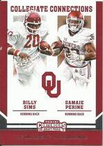 2017 Panini Contenders Draft Picks Collegiate Connections #2 Samaje Perine|Billy Sims