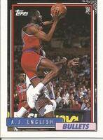 1992 Topps Base Set #157 A.J. English