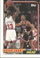 1992 Topps Base Set #185 Brian Shaw