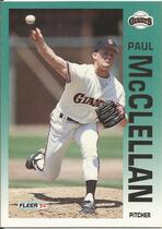 1992 Fleer Base Set #642 Paul McClellan