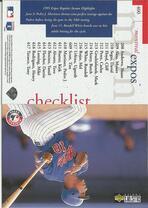 1996 Upper Deck Collectors Choice #400 Expos checklist