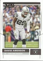 2017 Score Base Set #25 David Amerson